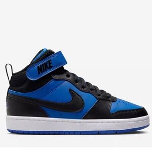 Nike Blue and Black High-Top Sneaker Kids